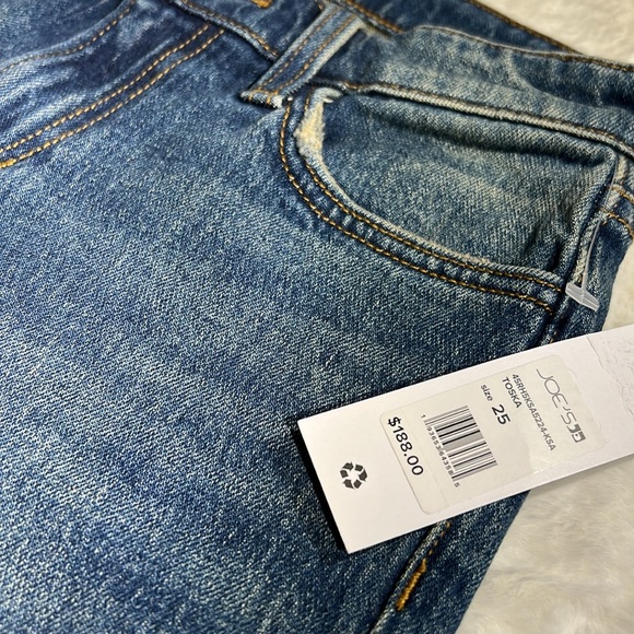 NWT JOE'S JEANS lara mid rise Cigarette Ankle jeans in Toska - Picture 7 of 10